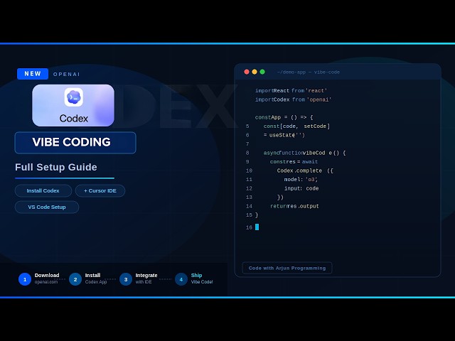 Getting Started with Codex (Full Setup + First Project Tutorial)