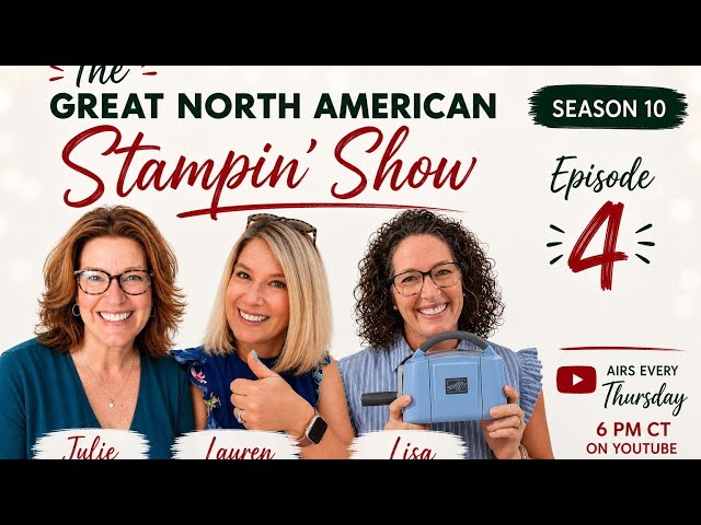 Dreamy Snowflakes Faux Shaker Card - The Great North American Stampin' Show - Season 10, Episode 4