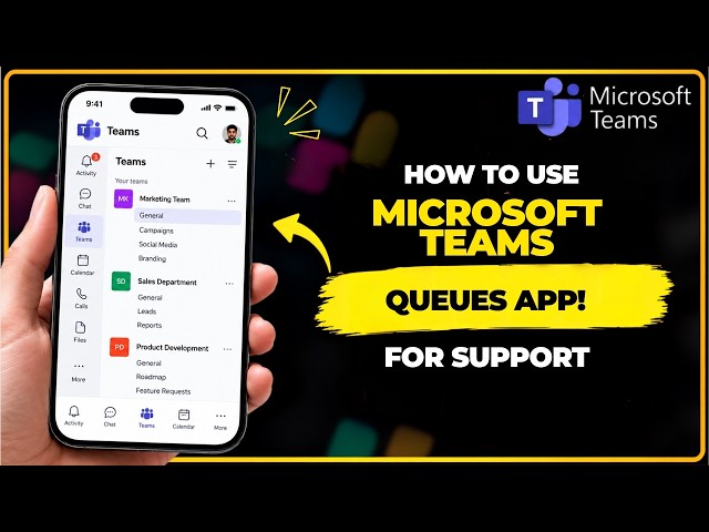 How to Use Microsoft Teams Queues App for Support | Teams Queues Tutorial