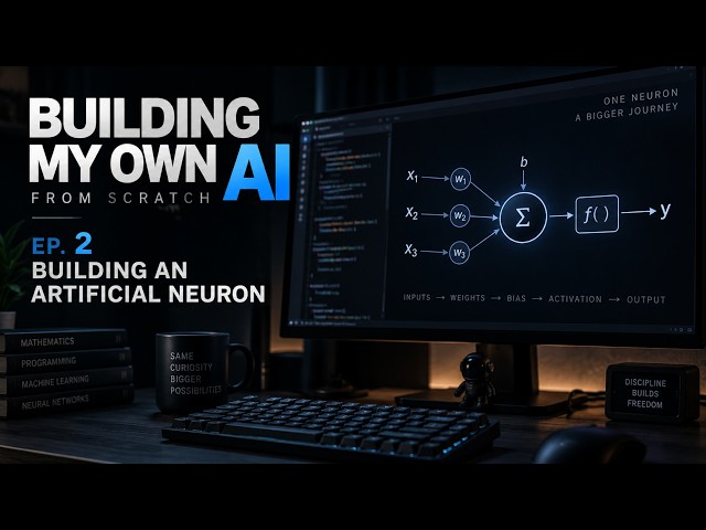Build a Artificial Neuron | BUILDING A AI FROM SCRATCH