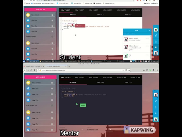 TeachCode Coding Platform Demo
