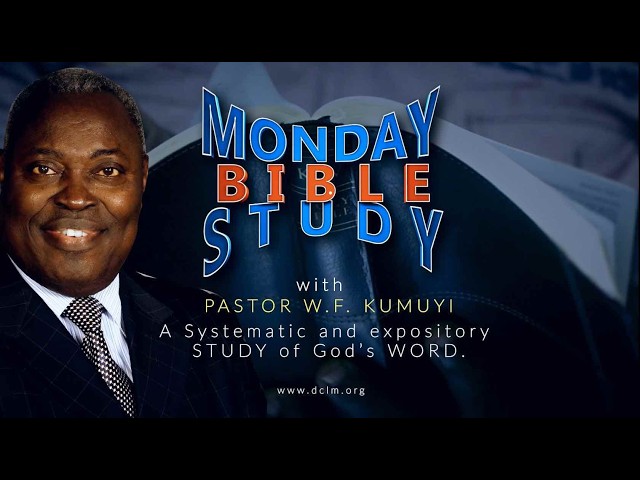 Monday Bible Study || 1st June