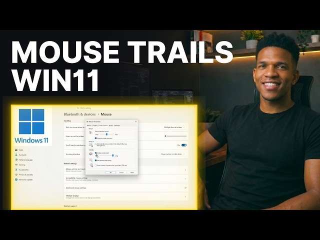 How to Add or Remove Mouse Pointer Trails on Windows 11 | Step-by-Step