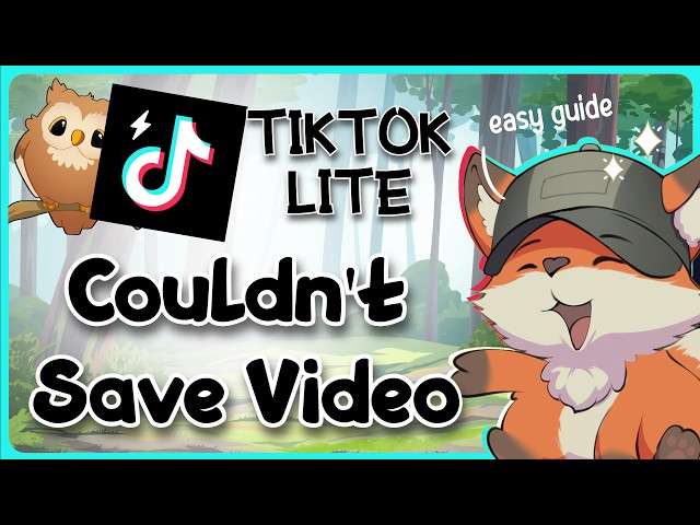 TikTok Lite Couldn't Save Video — Why It Keeps Failing and the Quick Fix That Works Every Time