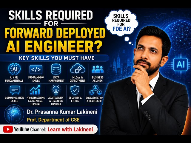 Forward Deployed AI Engineer అవ్వాలంటే ఏ Skills కావాలి? | FDE AI Engineer Skills Roadmap in Telugu