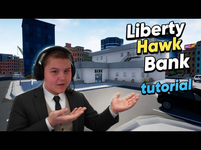 Tutorial of the Liberty Hawk Bank robbery in one-armed robber
