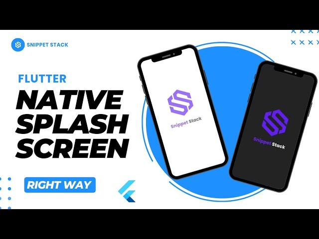 New Flutter Native Splash Screen Tutorial 2024 | Splash Screen Desgin in Flutter