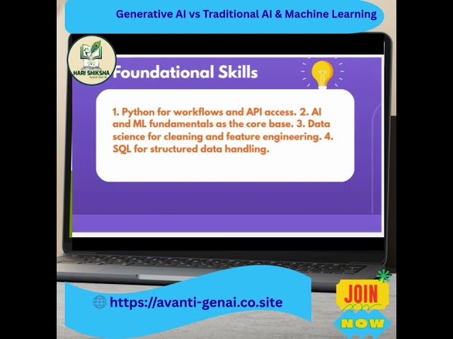 Generative AI vs Traditional AI & Machine Learning