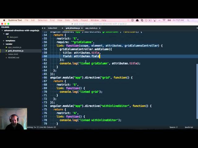 Advanced Directives with Angular JS (Part 1)