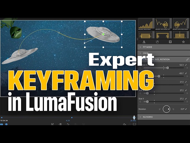 Keyframing Explained (Step-by-Step) — Motion, Easing & Paths in LumaFusion