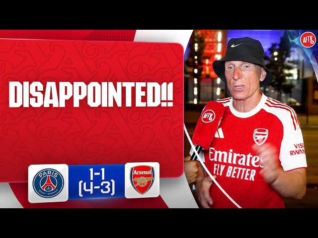 Disappointed!! (Lee Judges) | PSG 1-1 (4-3) Arsenal
