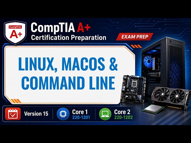 Linux, macOS and Command-Line Fundamentals | CompTIA A+