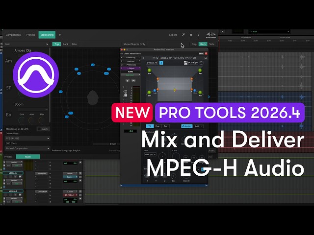 How to Mix and Deliver MPEG-H Content in Pro Tools