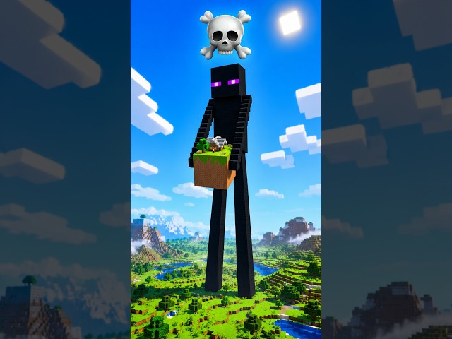 ENDERMAN House Build Tutorial In Minecraft — JJ VS MIKEY Challenge — Maizen Parody