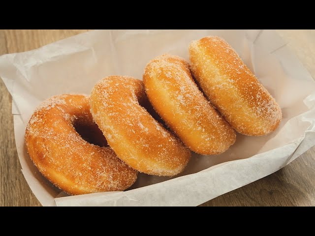 أنجح وأخف وصفة دونتس في البيت بمكونات بسيطة وطريقة سهلة | Donut recipe