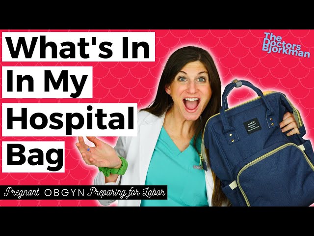 OB/GYN Packs Hospital Bag for Mom, Partner, and Baby #2 | Labor & Delivery & Postpartum Essentials!