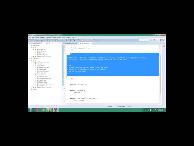 Java Polymorphism and this key word and access specifiers