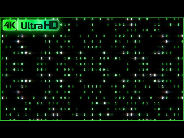 Sci-Fi Binary Number Animation (4K UHD) | NoCopyright | #trending #technology #stockfootage