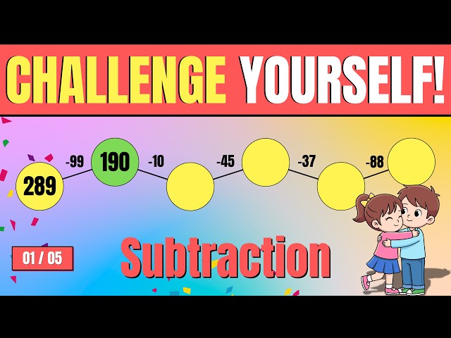 Grade 3 Subtraction Challenge ➖ | Get Ready & Try Your Best! Kids Quiz 🧠🔢 | Safe Place