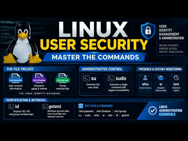 Linux Administration: Network Configuration, Security User & Management