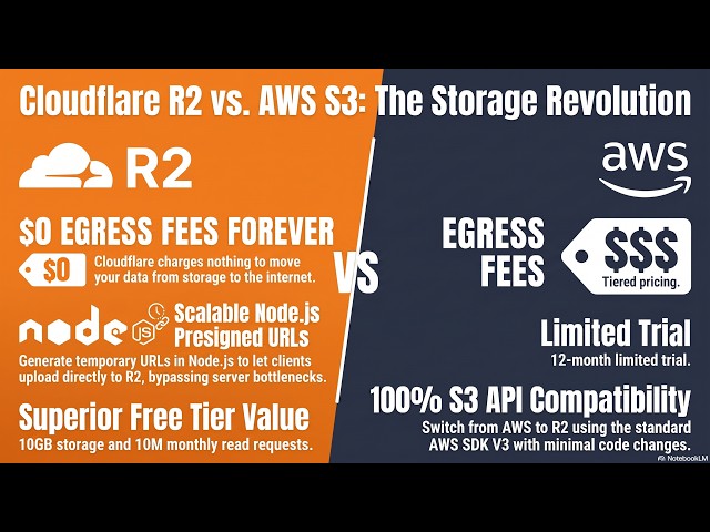 Cloudflare R2 vs S3 vs DigitalOcean Spaces — The $100 Difference