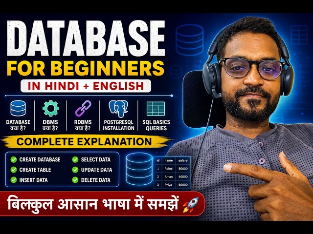 Database Tutorial for Beginners - Episode 1 | Introduction to DBMS, RDBMS & SQL Basics