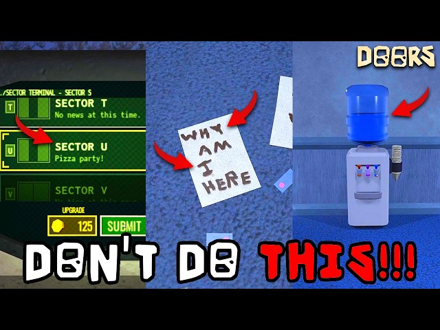 5 MISTAKES You Must Avoid in THE ARCHIVES UPDATE OF DOORS | Archives Tips and Tricks #doors #roblox