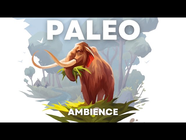 Juego de mesa Paleo - Música tribal, sonidos de naturaleza y animales y escenas de juego
