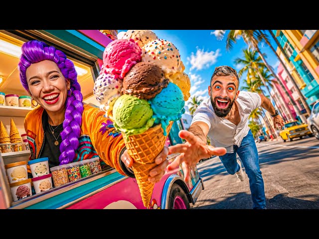🔥Rumi is holding the world's biggest ice cream cone… and Buddy is chasing after her! 🍦😱