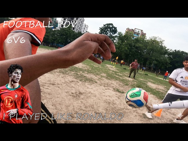 POV: Playing A Football Match.