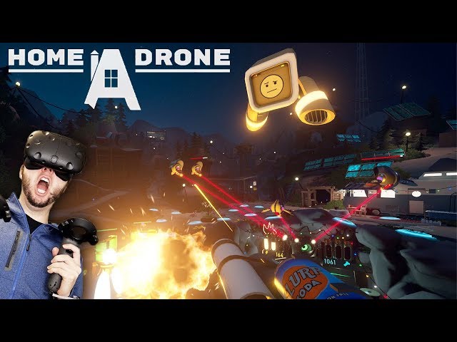 TOWER DEFENSE WITH GUNPLAY! | Home A Drone Gameplay (HTC Vive VR)