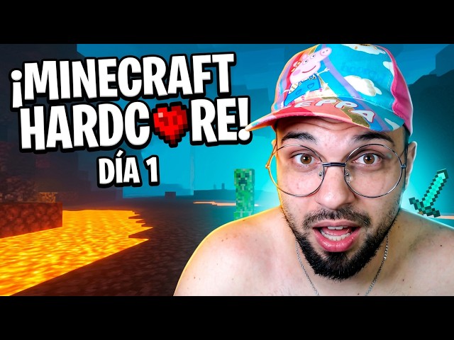 STREAM COMPLETO | MINECRAFT HARDCORE DÍA 1 - Peereira7, Agustin51, Auronplay