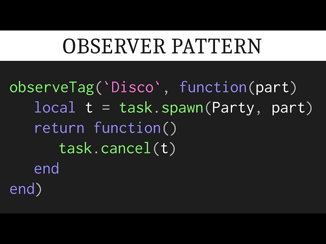 Observer Pattern