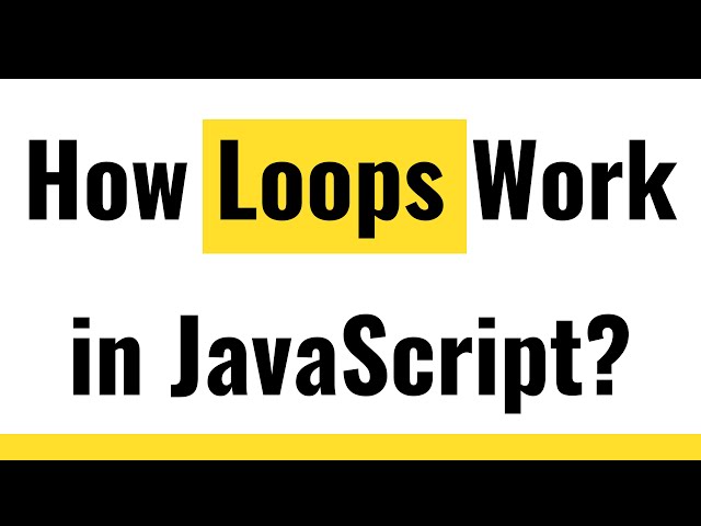✅ JavaScript Loops