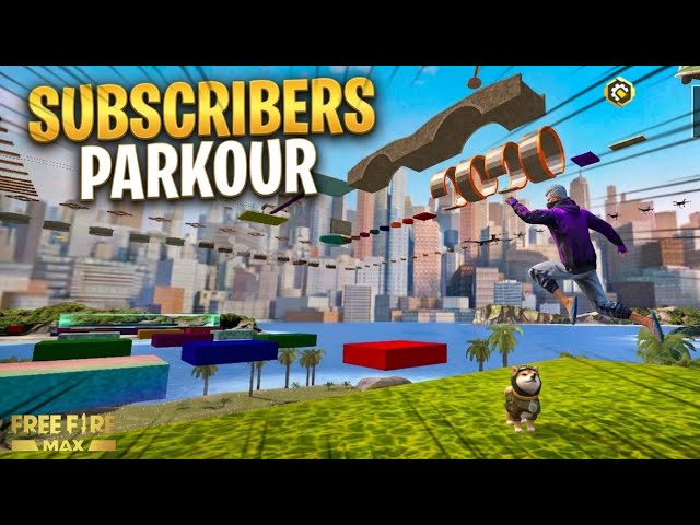 MY SUBSCRIBER MADE this Crazy parkour in Free Fire Craftland 😱 | Map Code in video