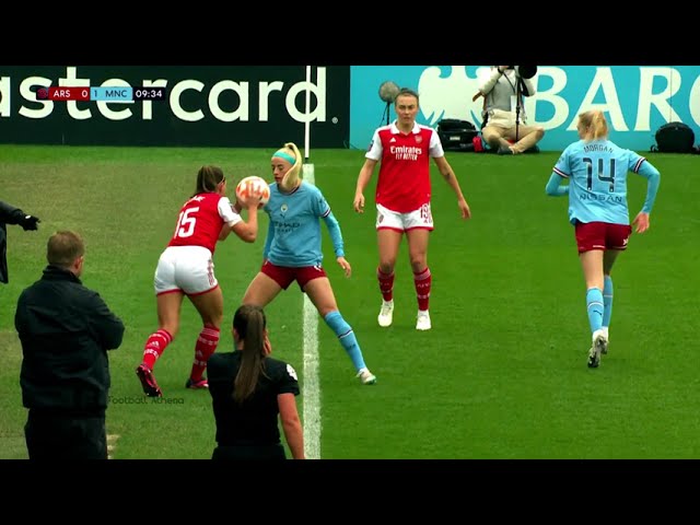 Katie McCabe got a Yellow Card for doing this