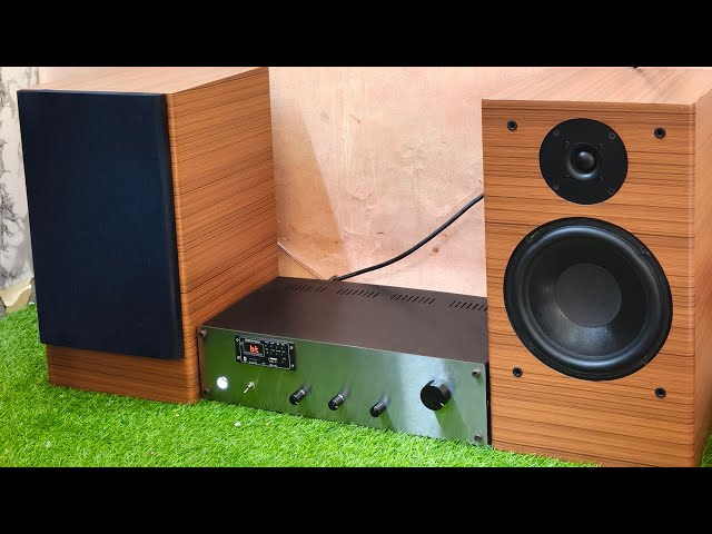 8 INCH VINTAGE BOOKSELF || Fully Ported Tuned Enclosure || Sound Test || Quality