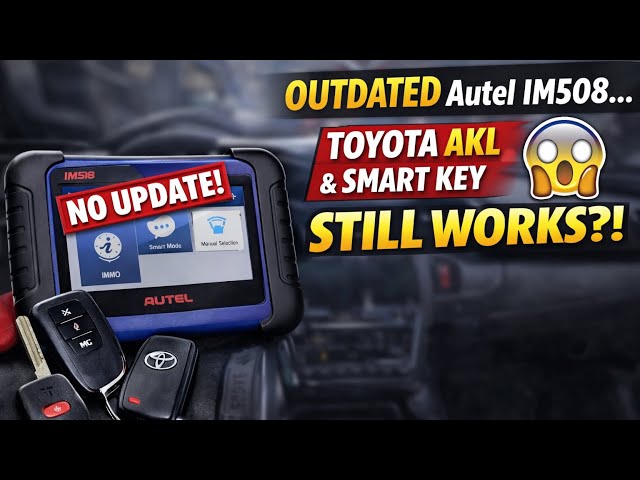 “Can an OUTDATED Autel IM508 Still Program Toyota Keys?AKL Test, Smart Key, Will It Connect To WIFI?