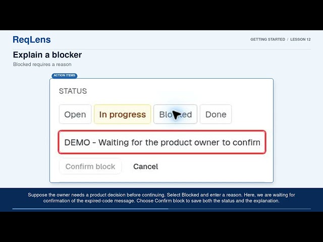 Action Item Tracking: From Open to Done | ReqLens