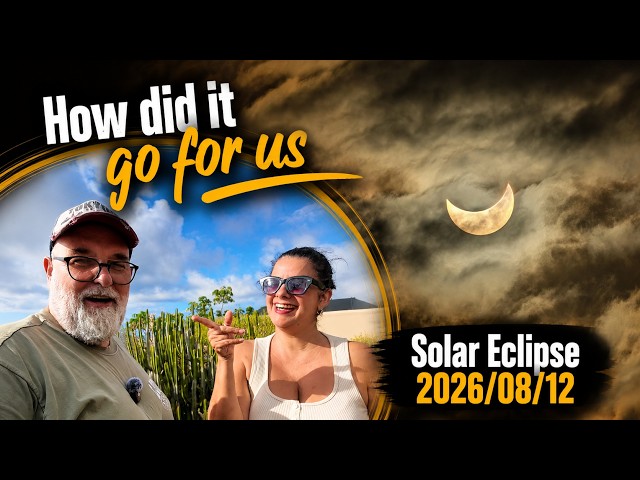 What did we learn from photographing the August 12, 2026 Solar Eclipse? - IN ENGLISH