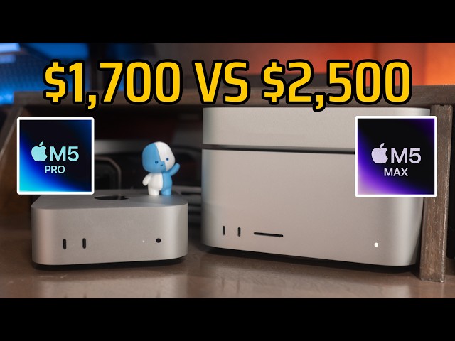 M5 Pro Mac Mini vs M5 Max Mac Studio: DON'T BE FOOLED!