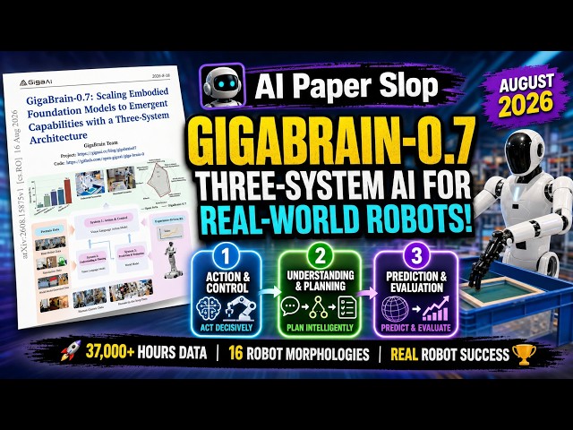 GigaBrain-0.7: Scaling Embodied Foundation Models to Emergent Capabilities with a Three-System Archi