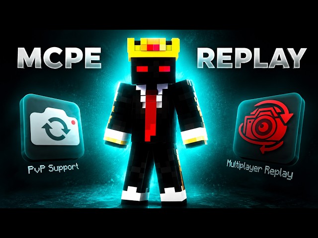 REPLAY Mod For MCPE 1.26+ 🤩🔥 | How To Use Full Guide