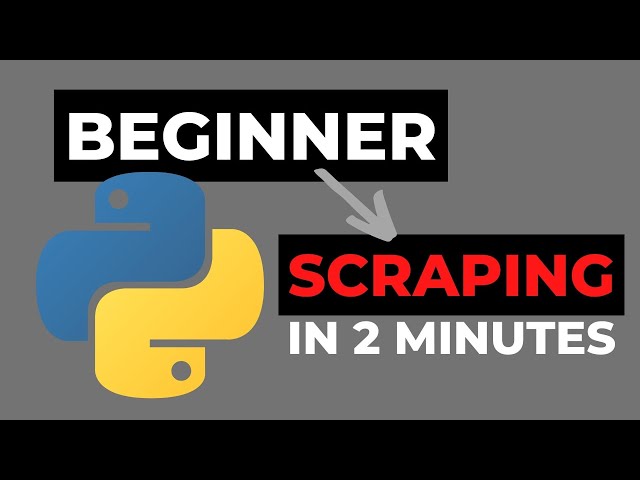 Requests and BeautifulSoup in 2 Minutes