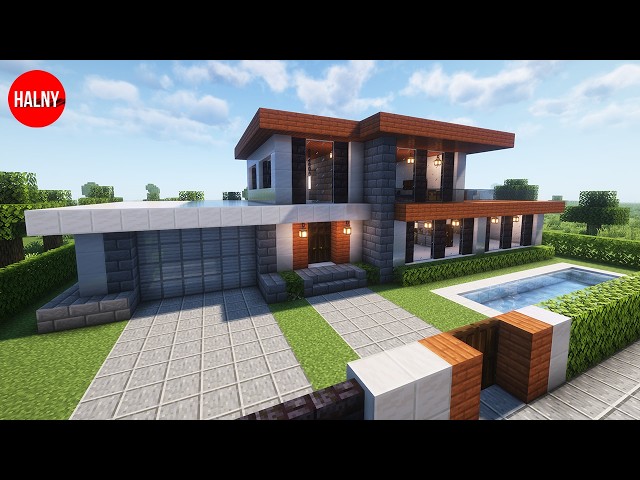 Minecraft house tutorial mansion