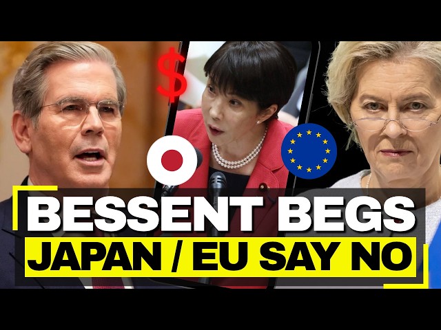 Bessent BEGS Japan and Europe to Stop Selling US Bonds - Caught on Camera