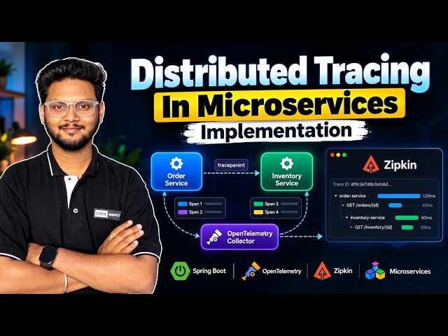 Distributed Tracing in Microservices 🔥|The Implementation | Spring Boot + OpenTelemetry + Zipkin