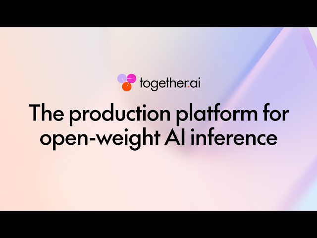 How to Deploy & Scale Open Models in Production | Together AI Inference Demo