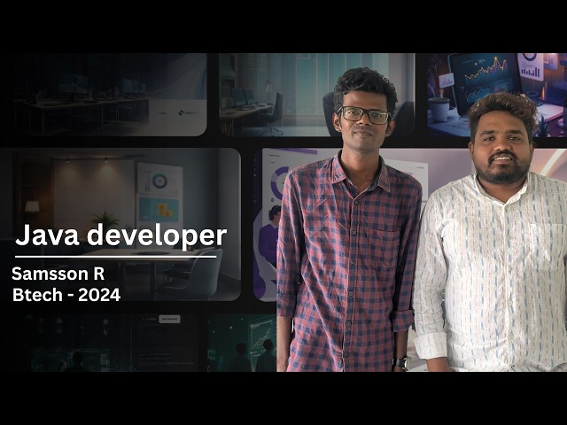 Congratulations, Samsson R for getting placed as a Java developer