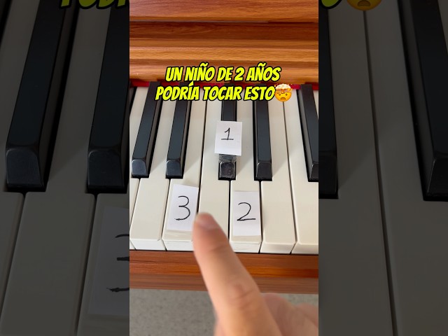 A 2-year-old could play this song on the piano 🤯